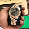 Rolex Date-just Roman Jubilee 41mm Steel and Everose Gold Swiss ETA Men’s Watch