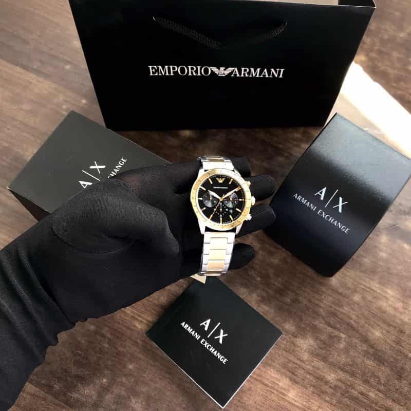 Emporio Armani AR11521 Original Quality Two Tone Men’s Watch