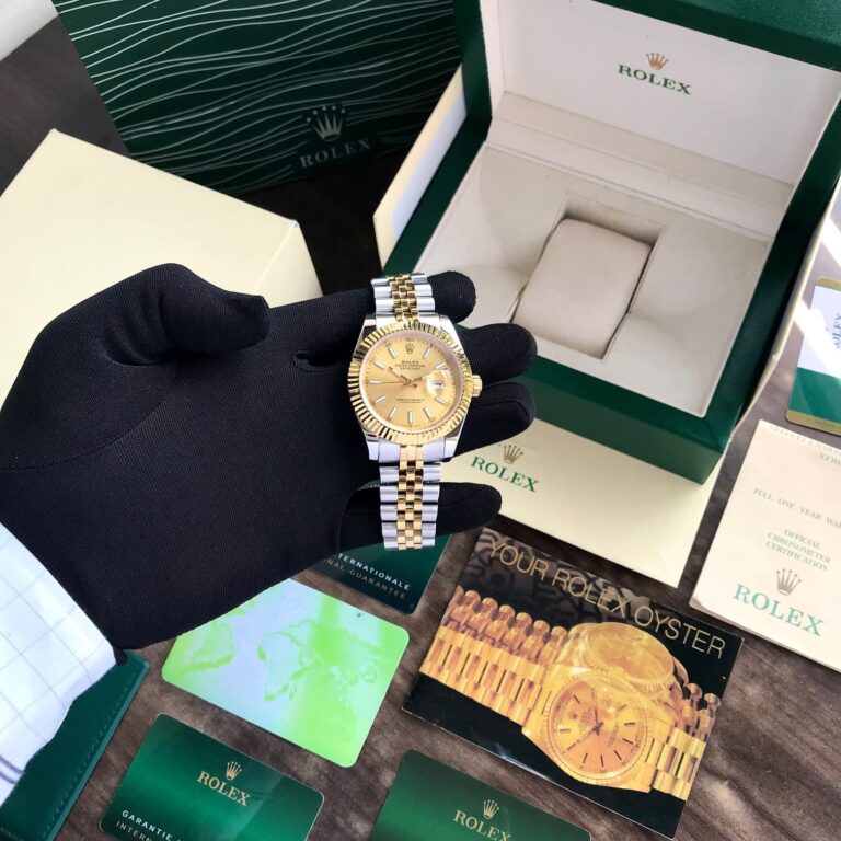 Rolex Date Just 41 Two Tone Gold Dial jubli Bracelet Japanese Master Quality Automatic Men’s Watch