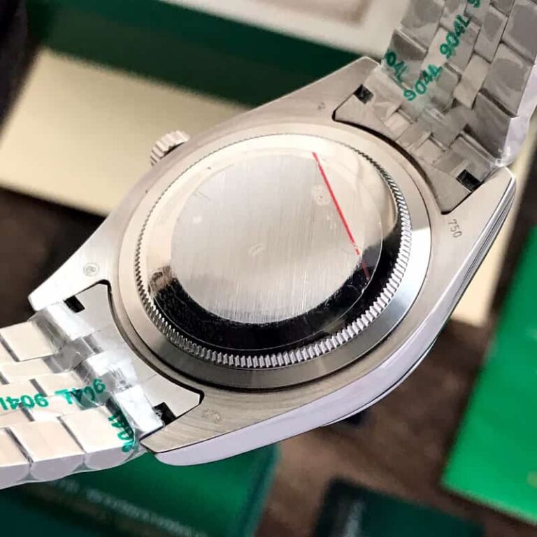 Rolex Datejust 41 Silver & Steel Fluted Jubilee Black Dial Swiss Semi ETA 3235 Movement
