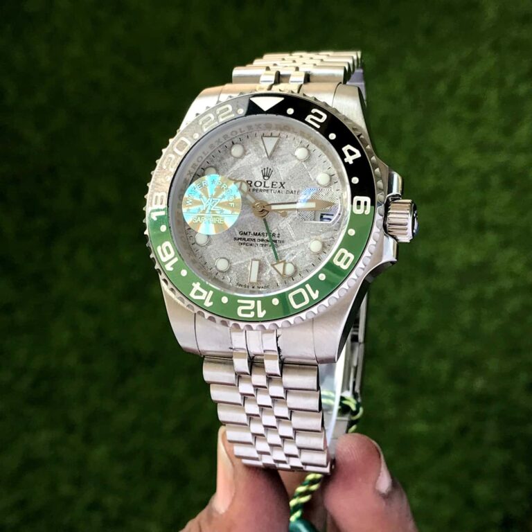 Rolex Date Just 41 Stainless Steel Swiss Automatic Jubli Chain Belt Mens Watc