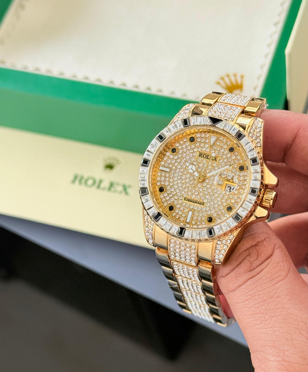 ROLEX Submatiner For Men`s | Yellow Gold Tone