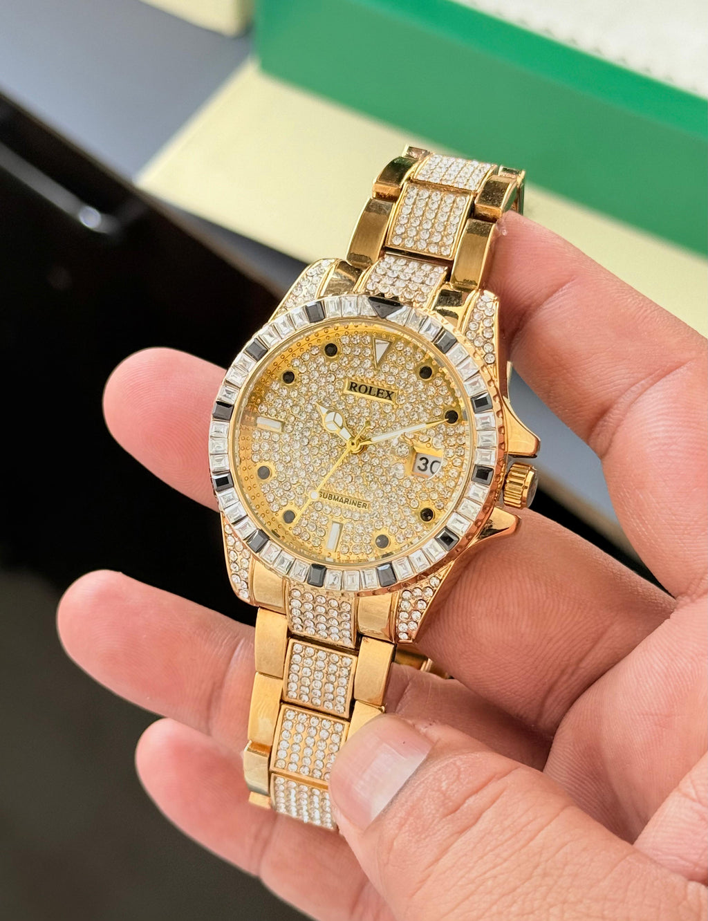 ROLEX Submatiner For Men`s | Yellow Gold Tone