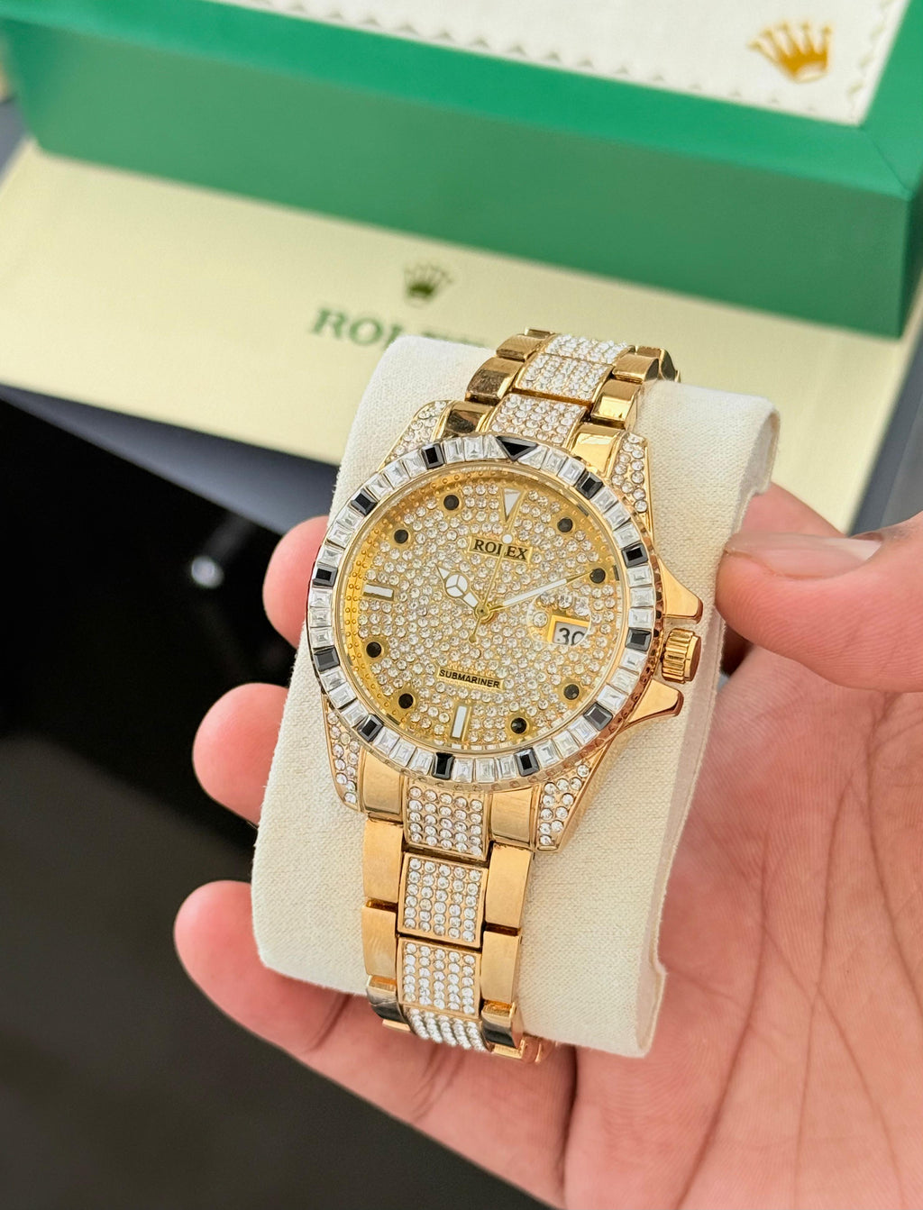 ROLEX Submatiner For Men`s | Yellow Gold Tone