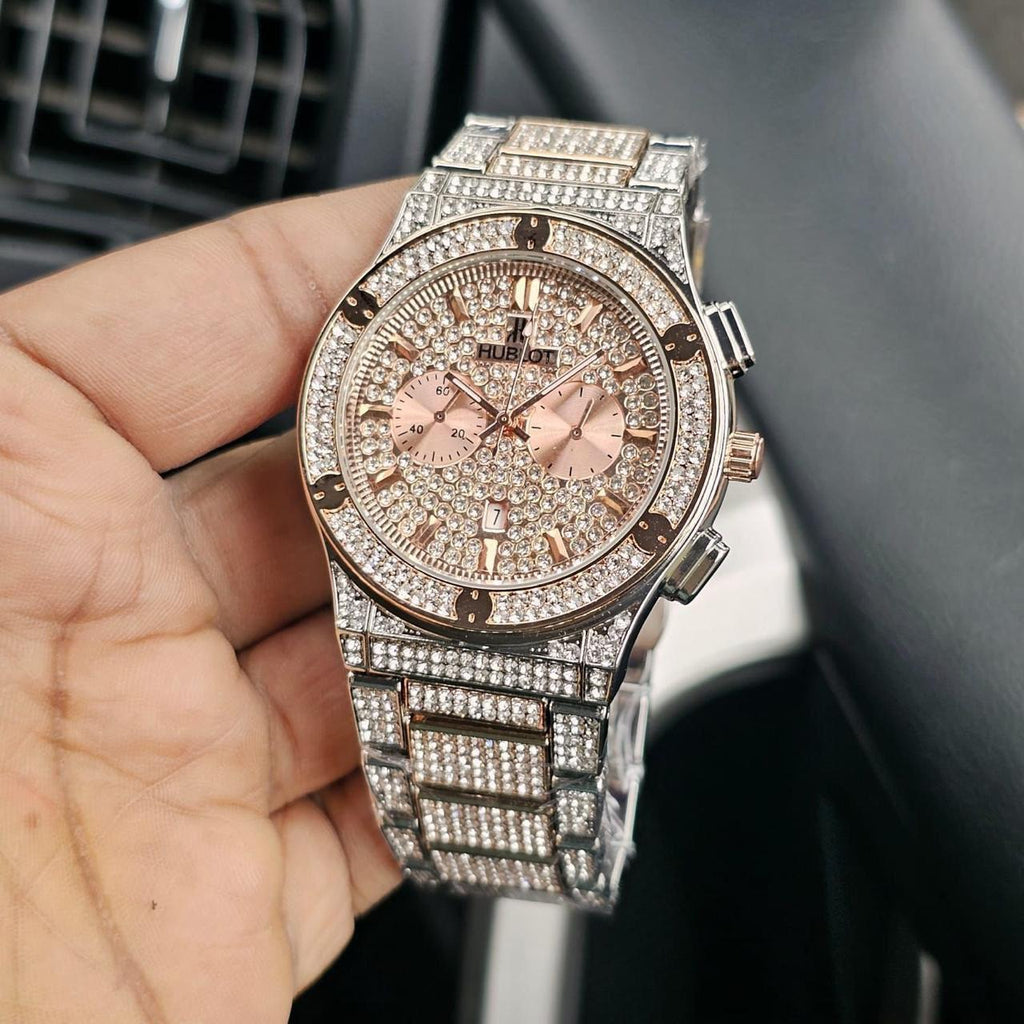 Hublot Big Bang Full Diamond watch For Men's | Gold