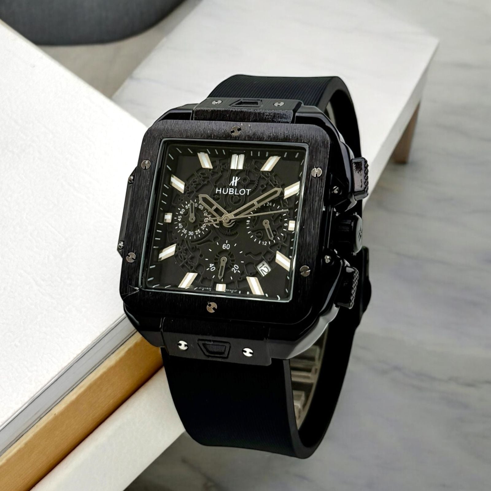 Hublot Square Bang Unico Black Magic watch For Men's