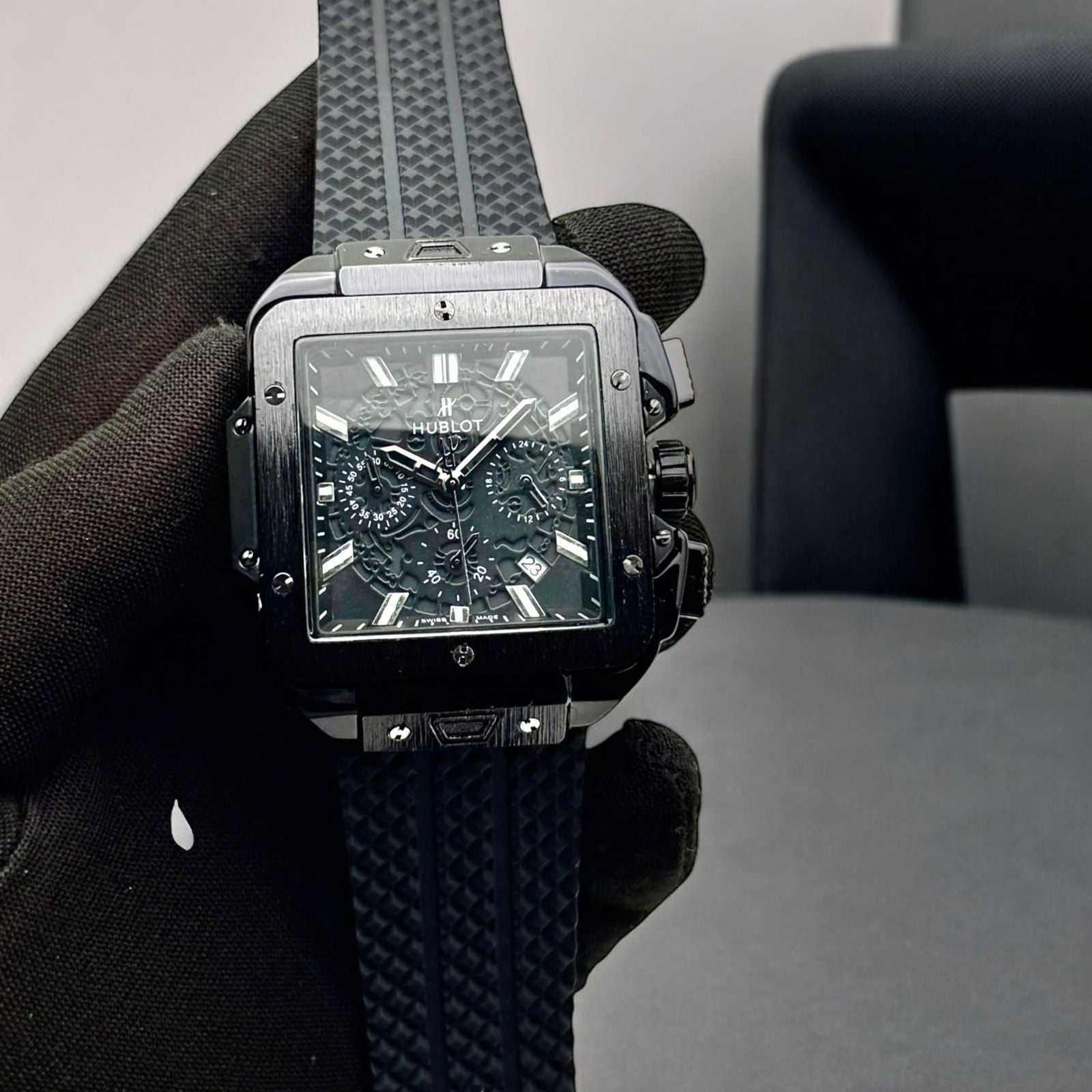 Hublot Square Bang Unico Black Magic watch For Men's