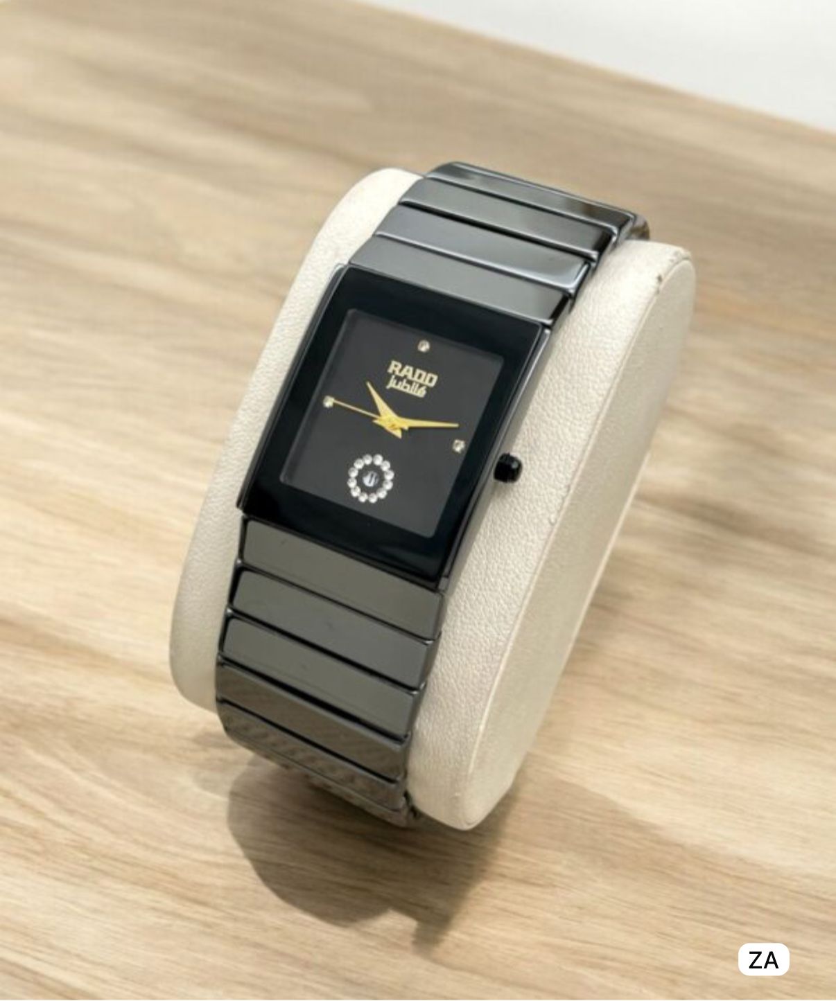 Rado Jubile Square Black Dial Black Ceramic