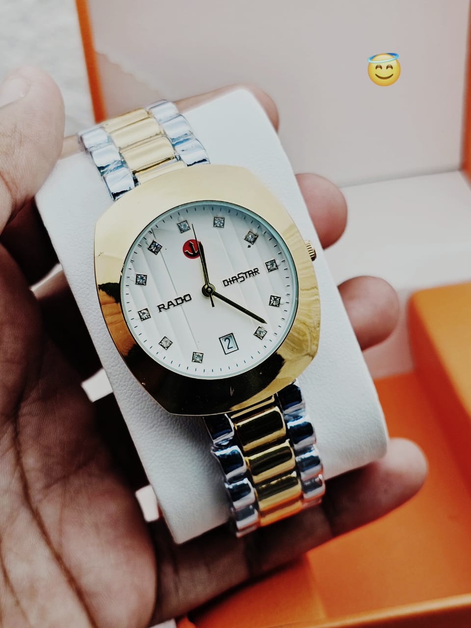 Rado DiaStar Classic White Dial Two-Tone Steel