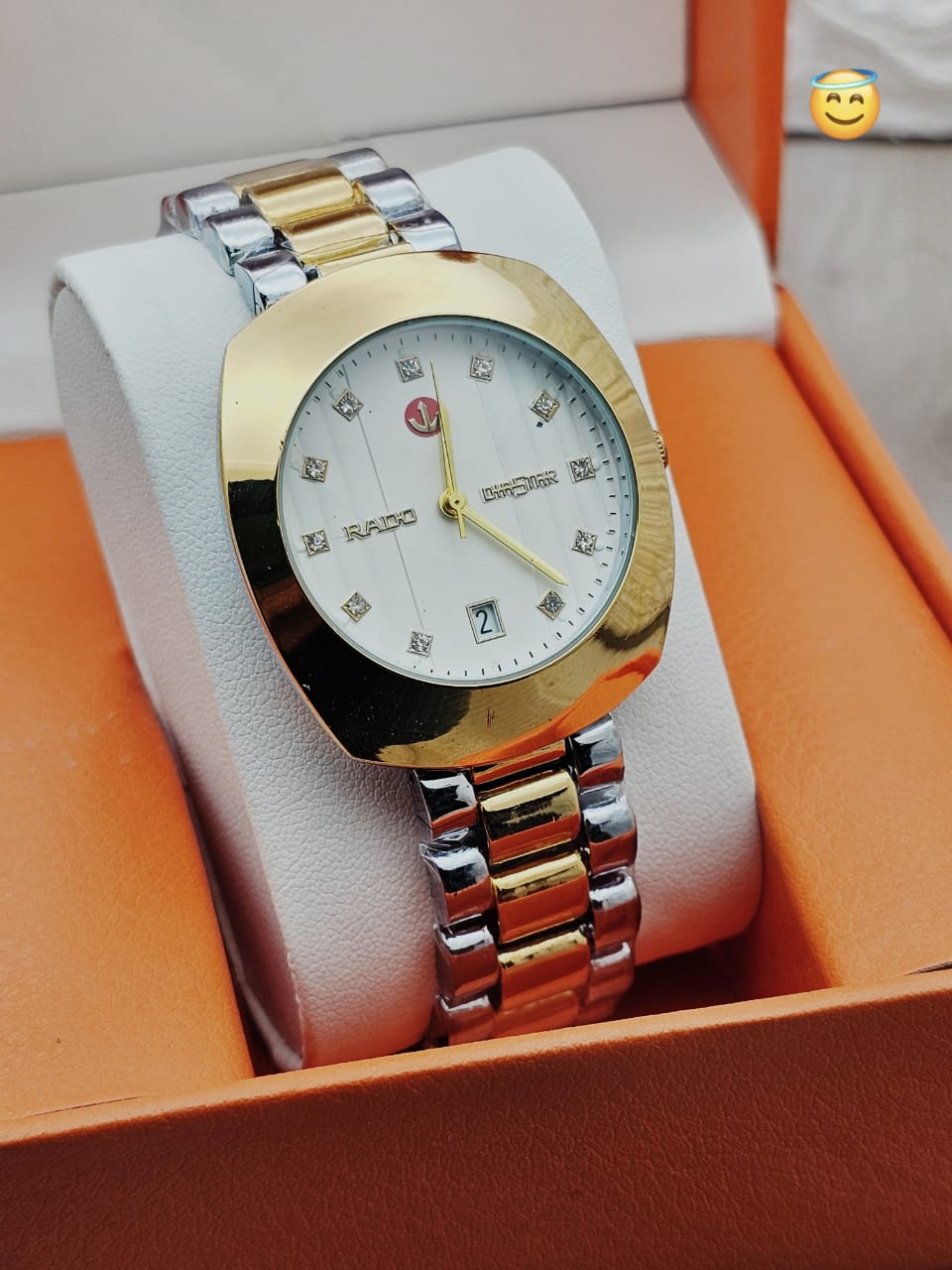 Rado DiaStar Classic White Dial Two-Tone Steel