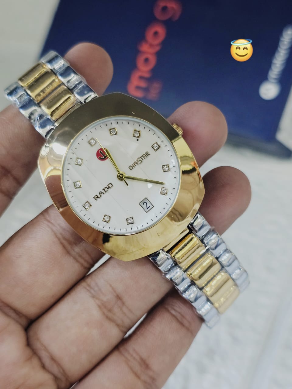 Rado DiaStar Classic White Dial Two-Tone Steel