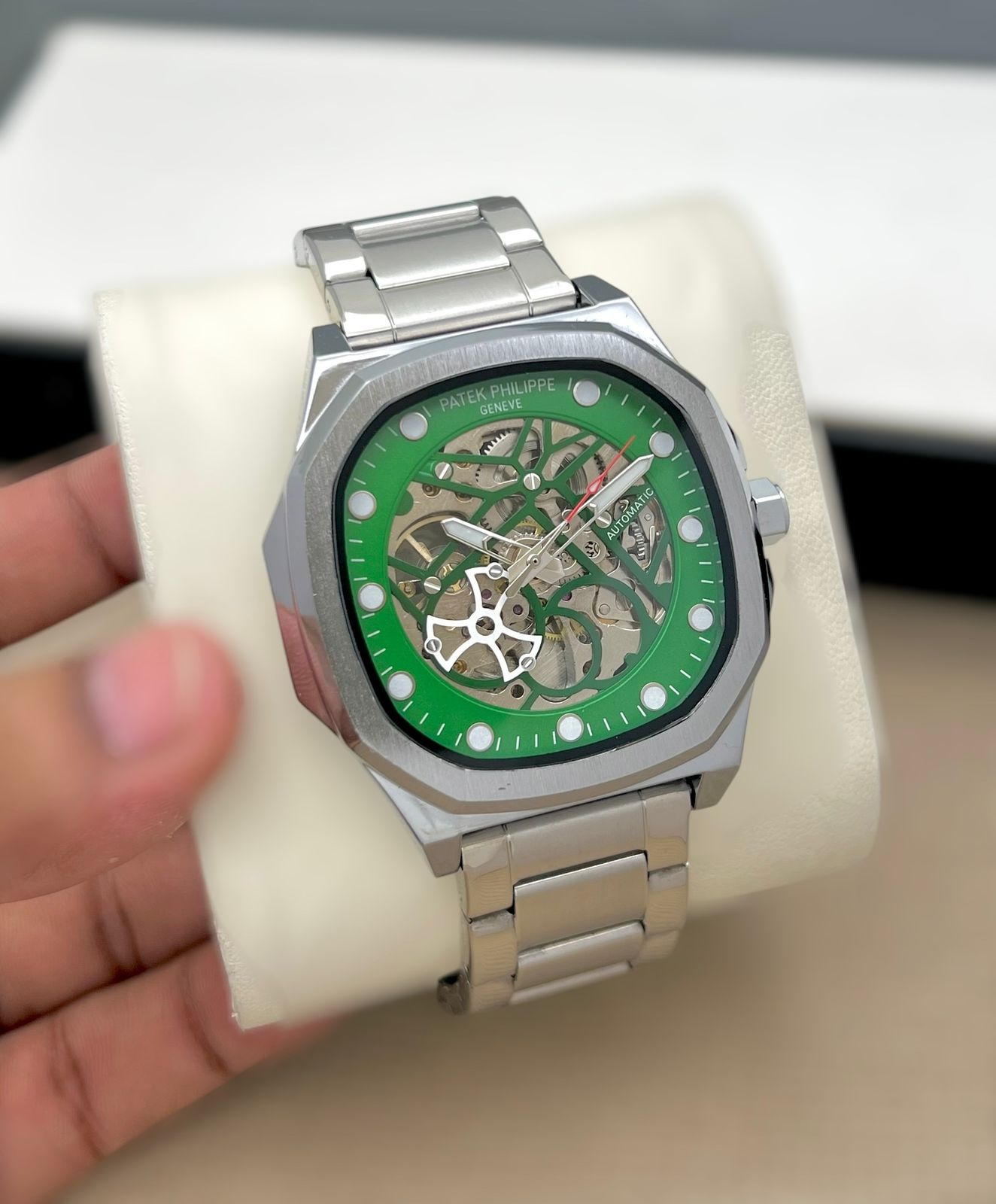 Patek Philippe Nautilus Skeleton Ice Blue Dial Steel