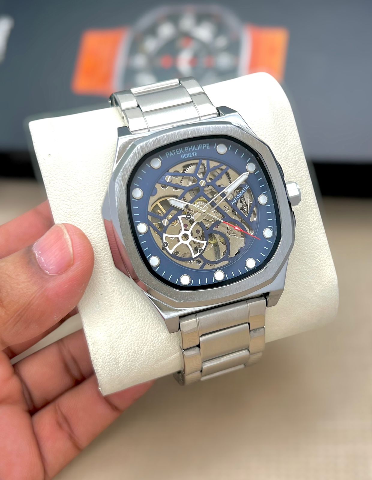 Patek Philippe Nautilus Skeleton Ice Blue Dial Steel