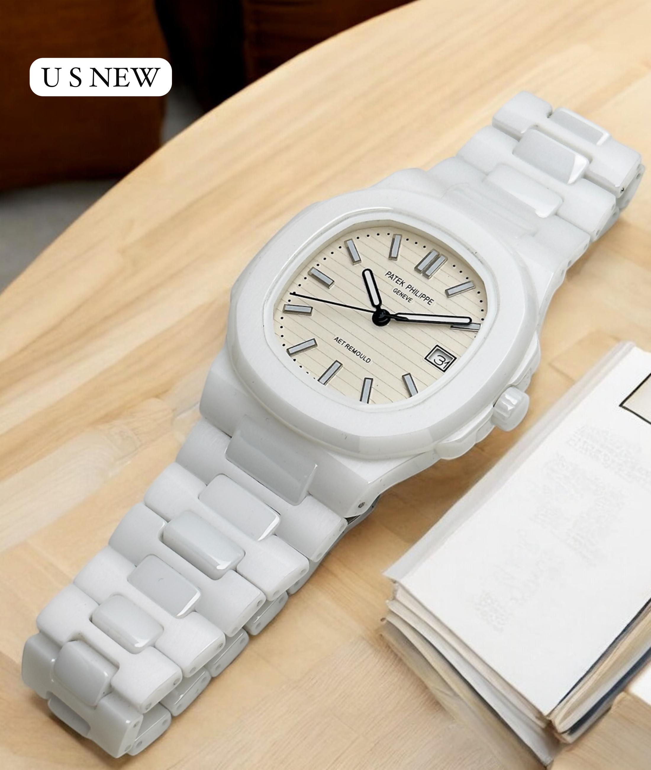 Patek Philippe Nautilus Arctic White Edition
