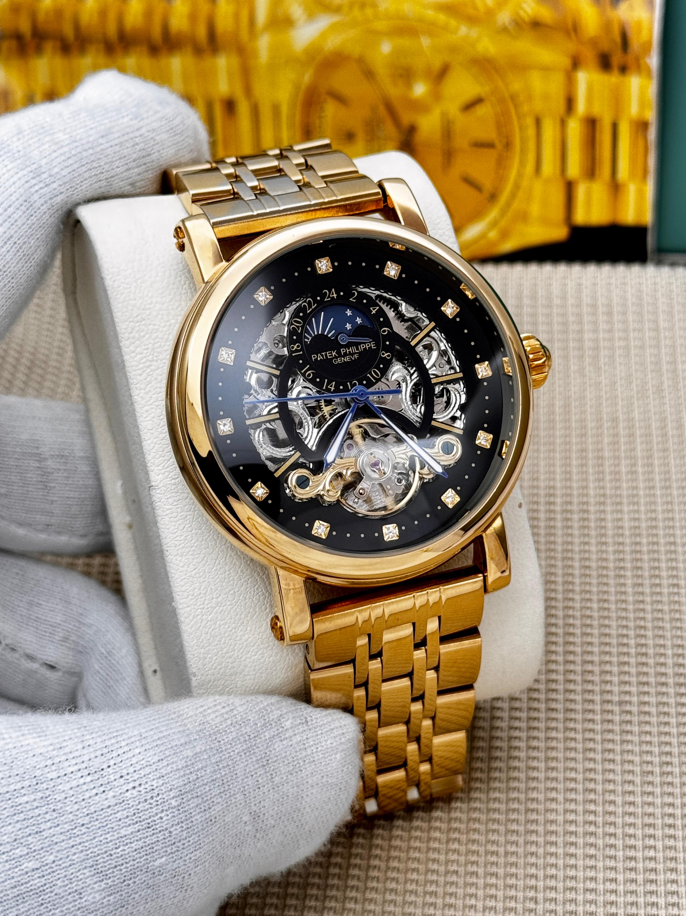 Patek Philippe Grand Complication Skeleton Moonphase Gold & SILVER
