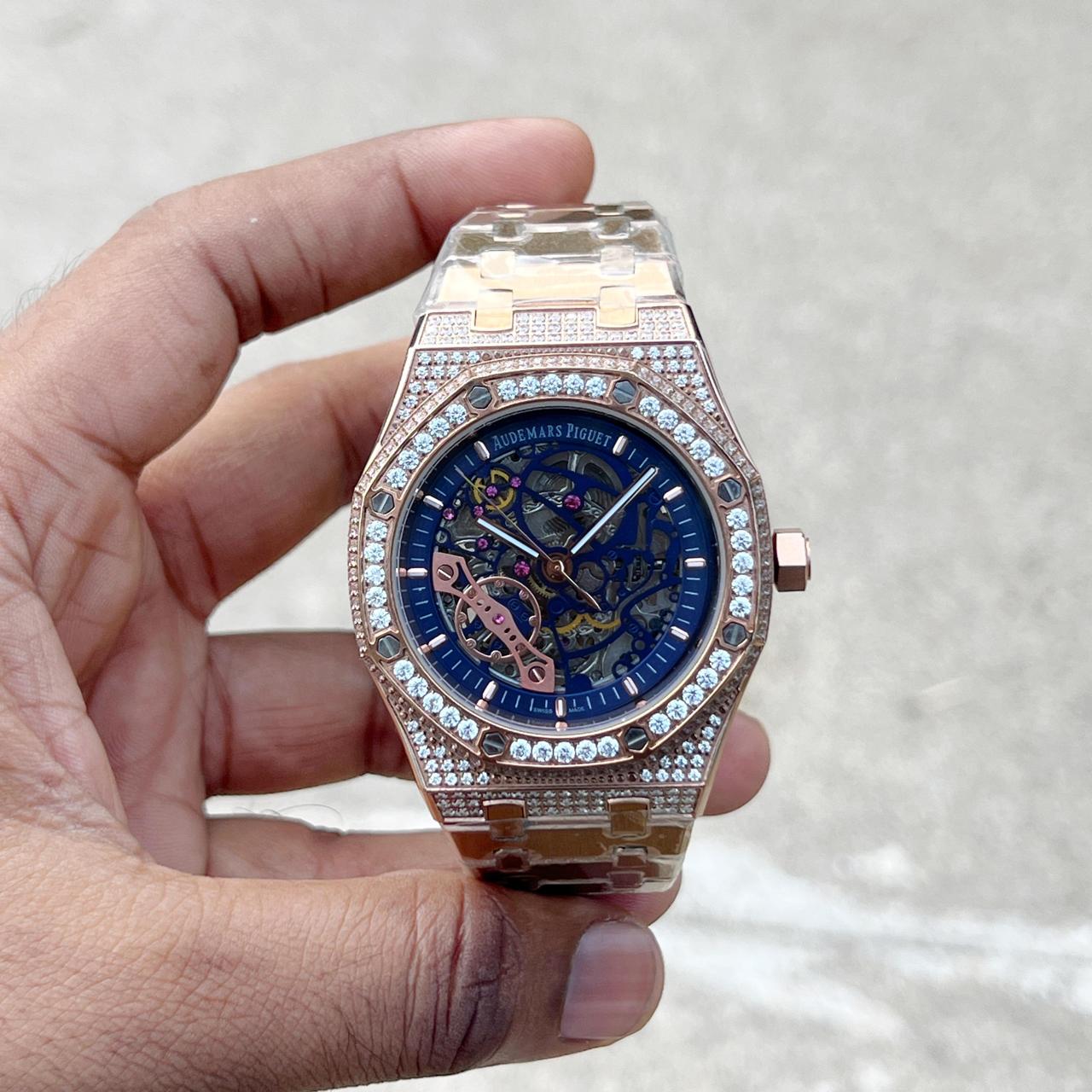 Audemars Piguet Royal Oak Diamond Skeleton Rose Gold Edition