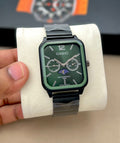 Casio Moonphase Classic Green Dial Black Edition