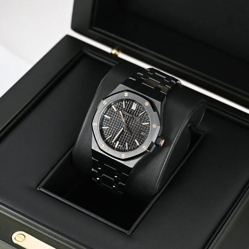 Audemars Piguet Royal Oak Black Ceramic Gold Accent Edition