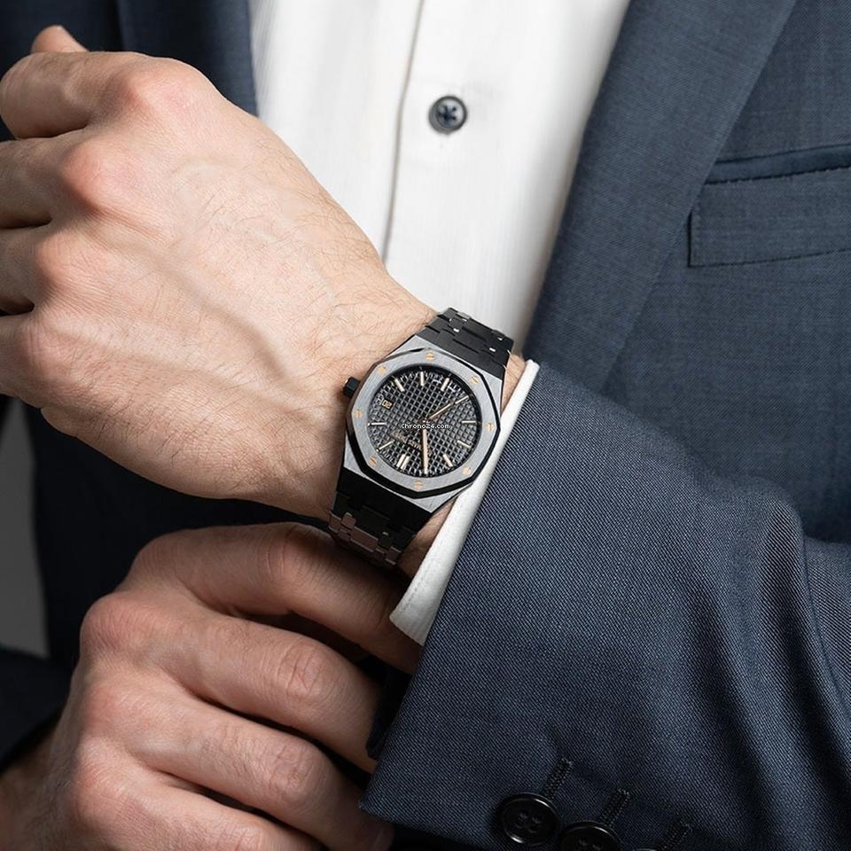 Audemars Piguet Royal Oak Black Ceramic Gold Accent Edition