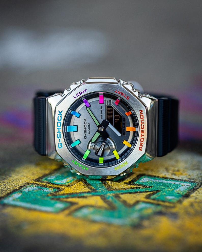 Casio G-Shock Rainbow Steel Bezel Edition