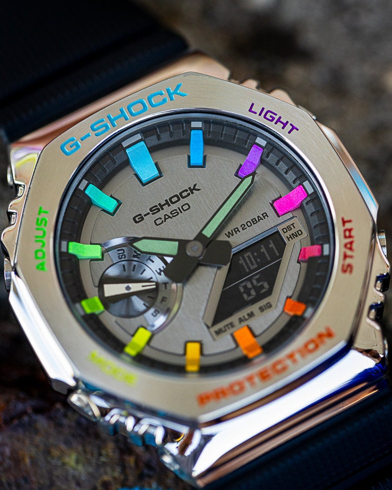 Casio G-Shock Rainbow Steel Bezel Edition