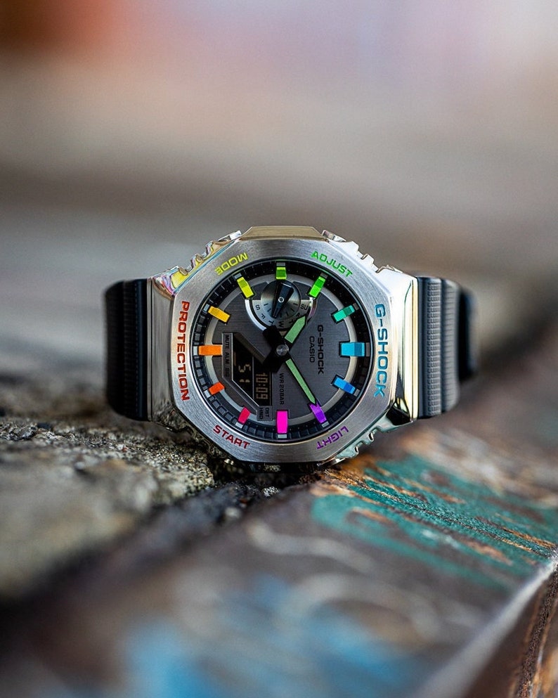 Casio G-Shock Rainbow Steel Bezel Edition