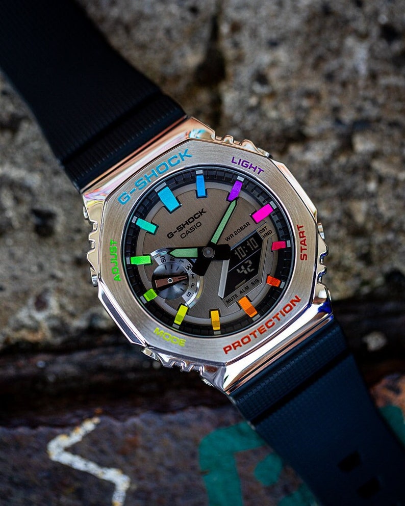 Casio G-Shock Rainbow Steel Bezel Edition