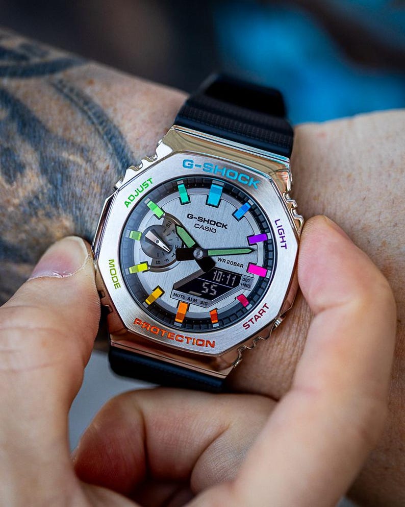 Casio G-Shock Rainbow Steel Bezel Edition