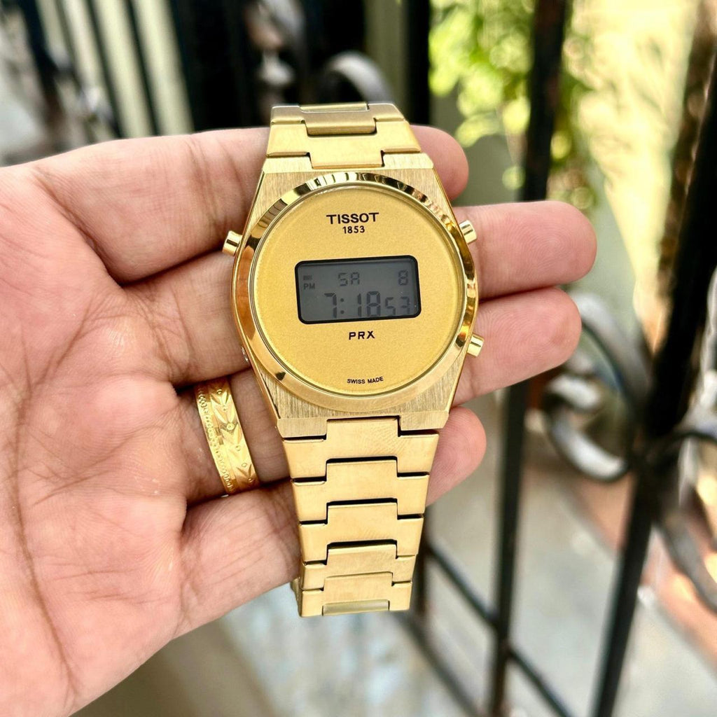 Tissot 1853 PRX Digital Gold Edition