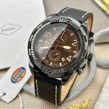 Fossil Black Chronograph Rugged Steel Edition