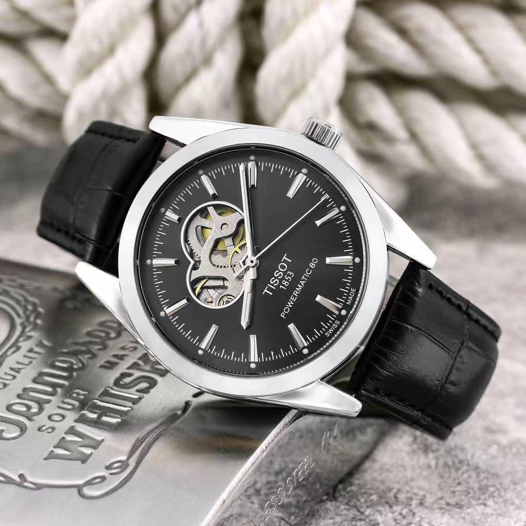 Tissot 1853 Powermatic 80 Open Heart Leather Edition