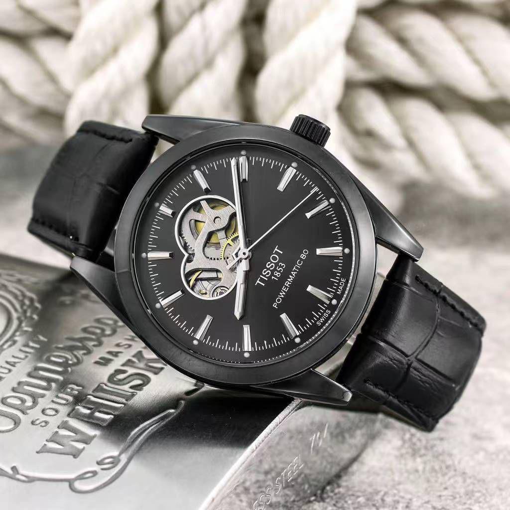 Tissot 1853 Powermatic 80 Open Heart All-Black Edition