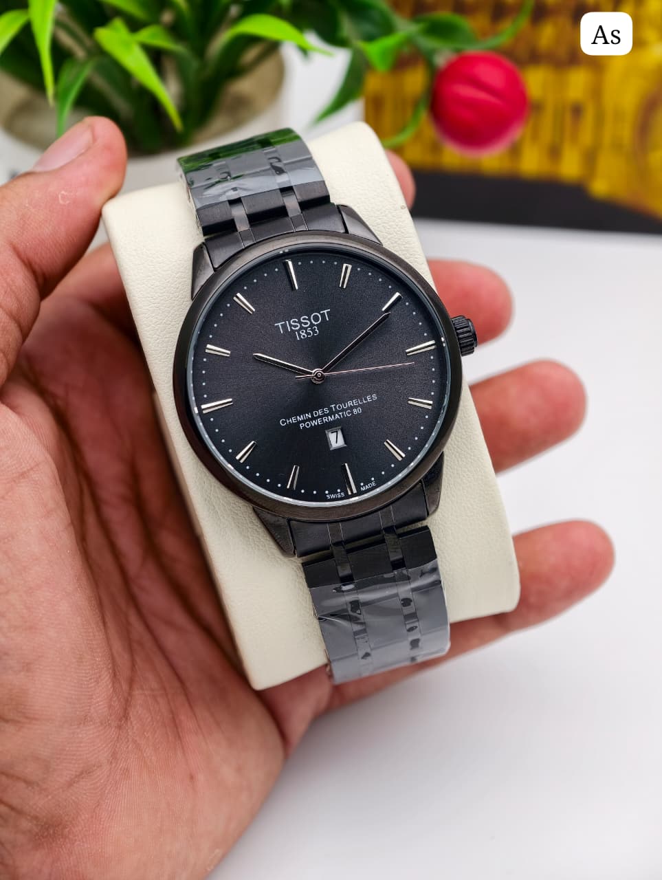 Tissot 1853 Chemin des Tourelles Powermatic 80 Black Steel