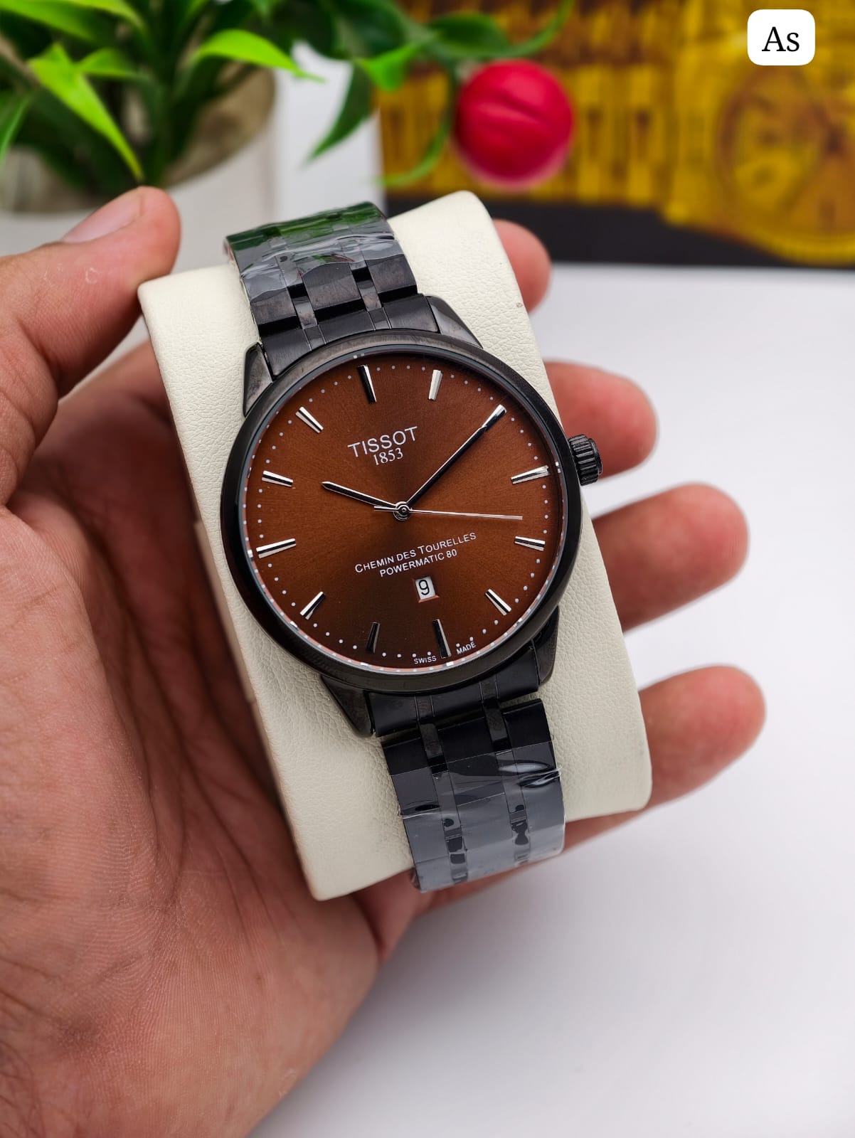 Tissot 1853 Chemin des Tourelles Powermatic 80 Black Steel