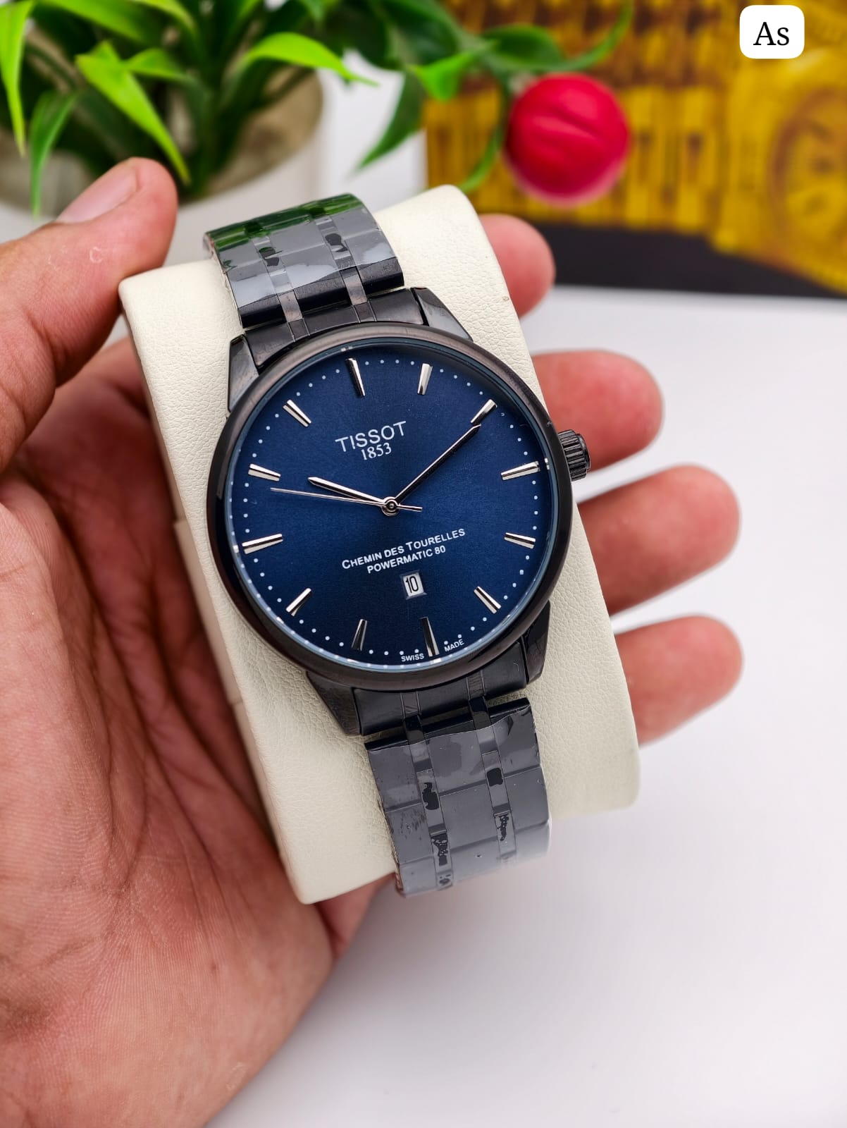 Tissot 1853 Chemin des Tourelles Powermatic 80 Black Steel