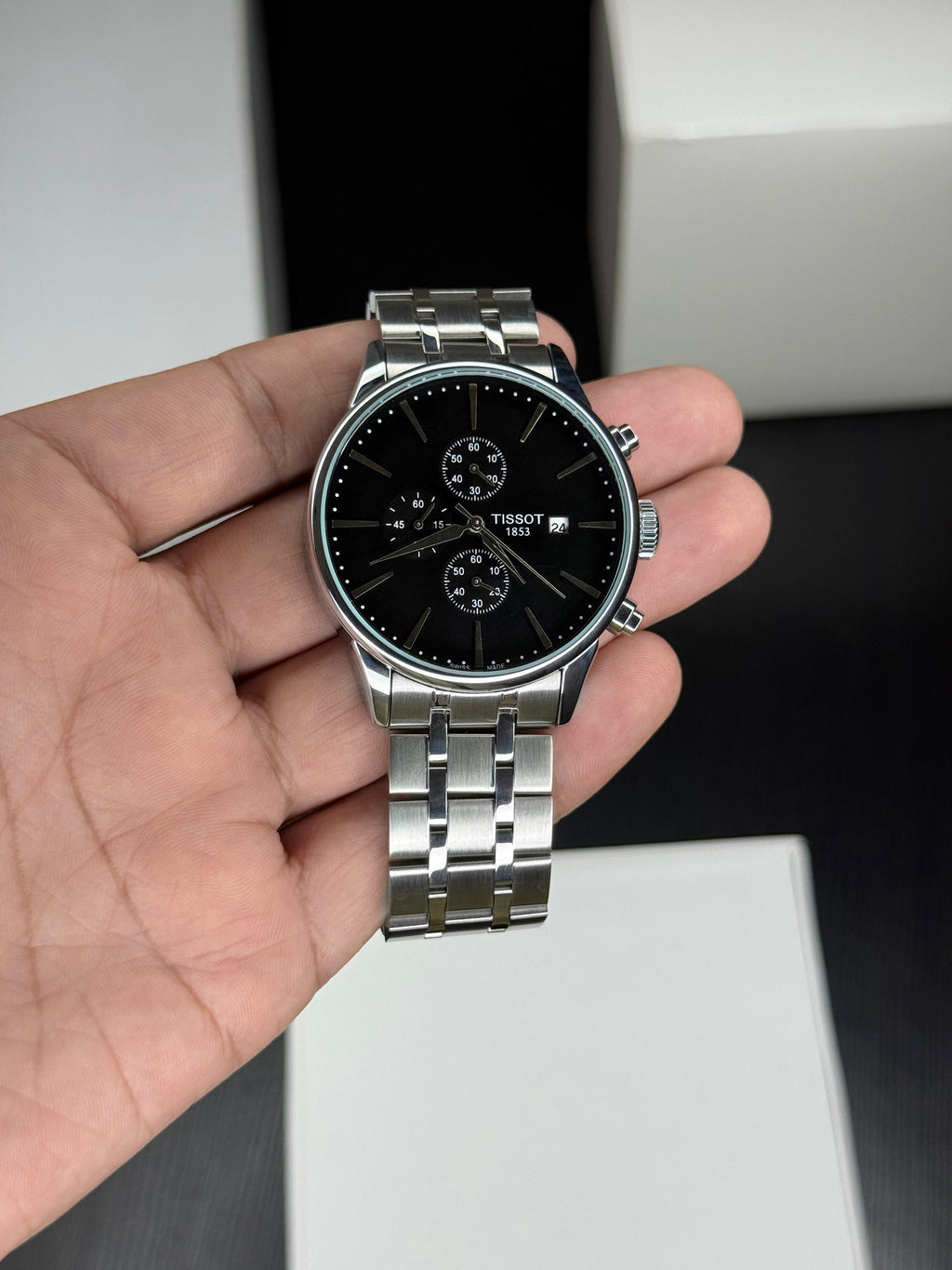 Tissot Chronograph Classic Black Steel