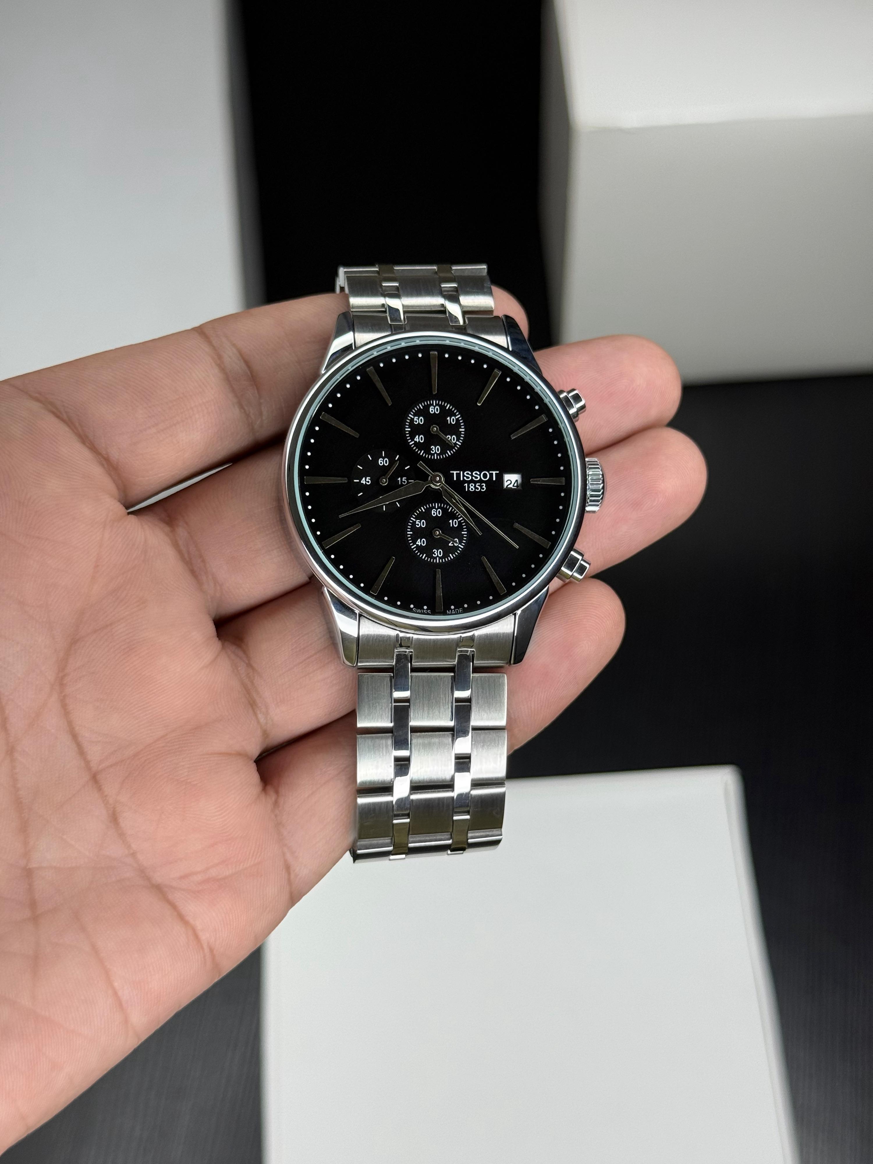 Tissot Chronograph Classic Black Steel