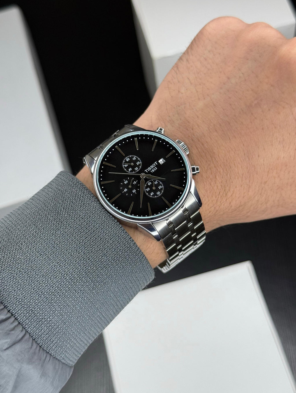 Tissot Chronograph Classic Black Steel
