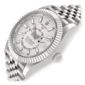 Rolex Sky-Dweller Inspired Silver Jubilee – Luxury GMT Edition