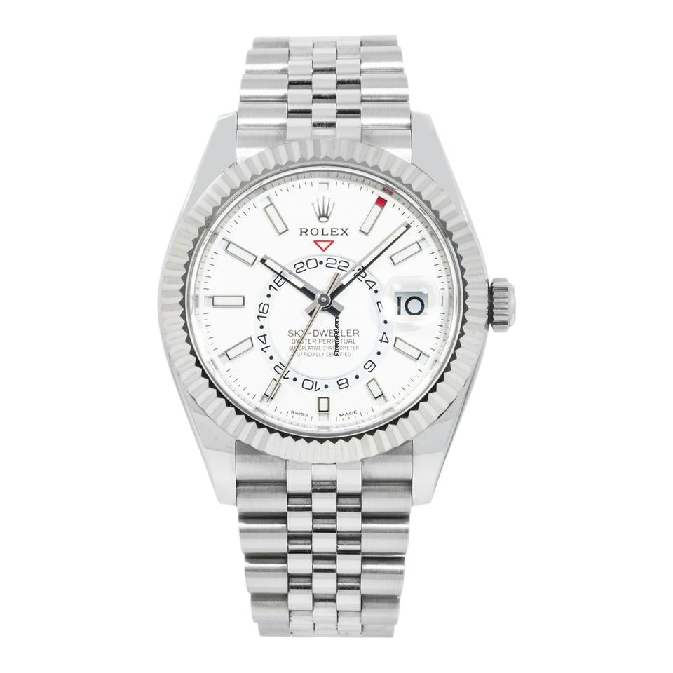 Rolex Sky-Dweller Inspired Silver Jubilee – Luxury GMT Edition