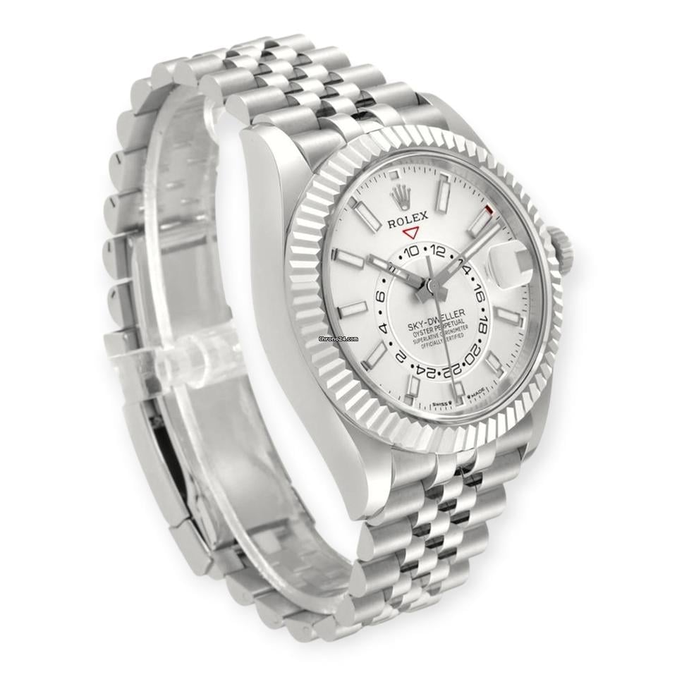 Rolex Sky-Dweller Inspired Silver Jubilee – Luxury GMT Edition