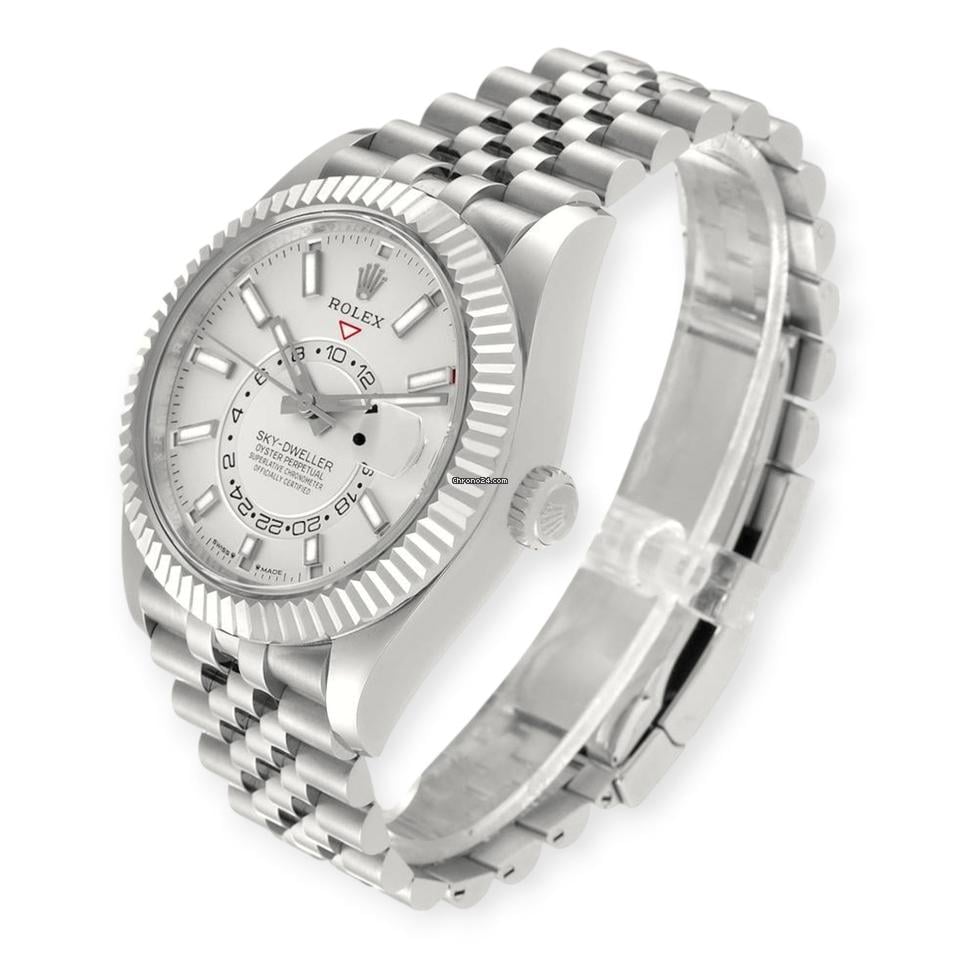 Rolex Sky-Dweller Inspired Silver Jubilee – Luxury GMT Edition