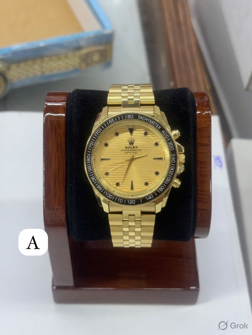 Rolex Datejust Black & Gold Dial Steel – Tachymeter Edition