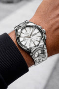 Diesel Sculpted Chronograph Black & Silver Dial Stainless Steel Luxury Watch