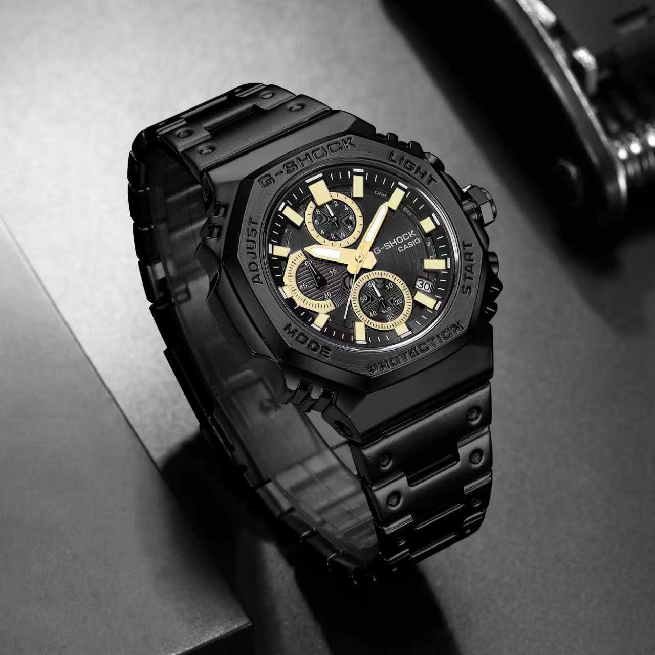Casio G-Shock Premium Metal Chronograph Collection – Gold, Silver, Rose Gold & Black Edition