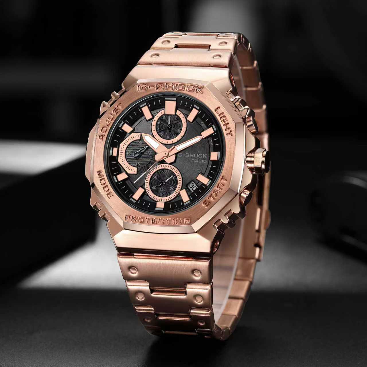 Casio G-Shock Premium Metal Chronograph Collection – Gold, Silver, Rose Gold & Black Edition