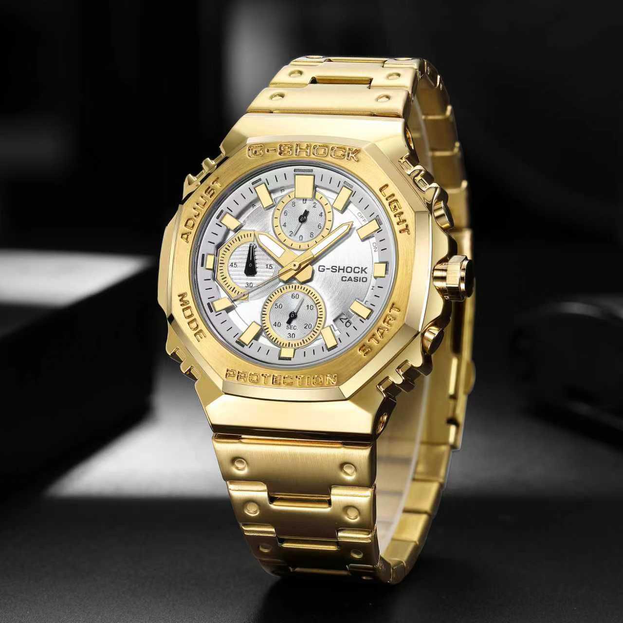 Casio G-Shock Premium Metal Chronograph Collection – Gold, Silver, Rose Gold & Black Edition