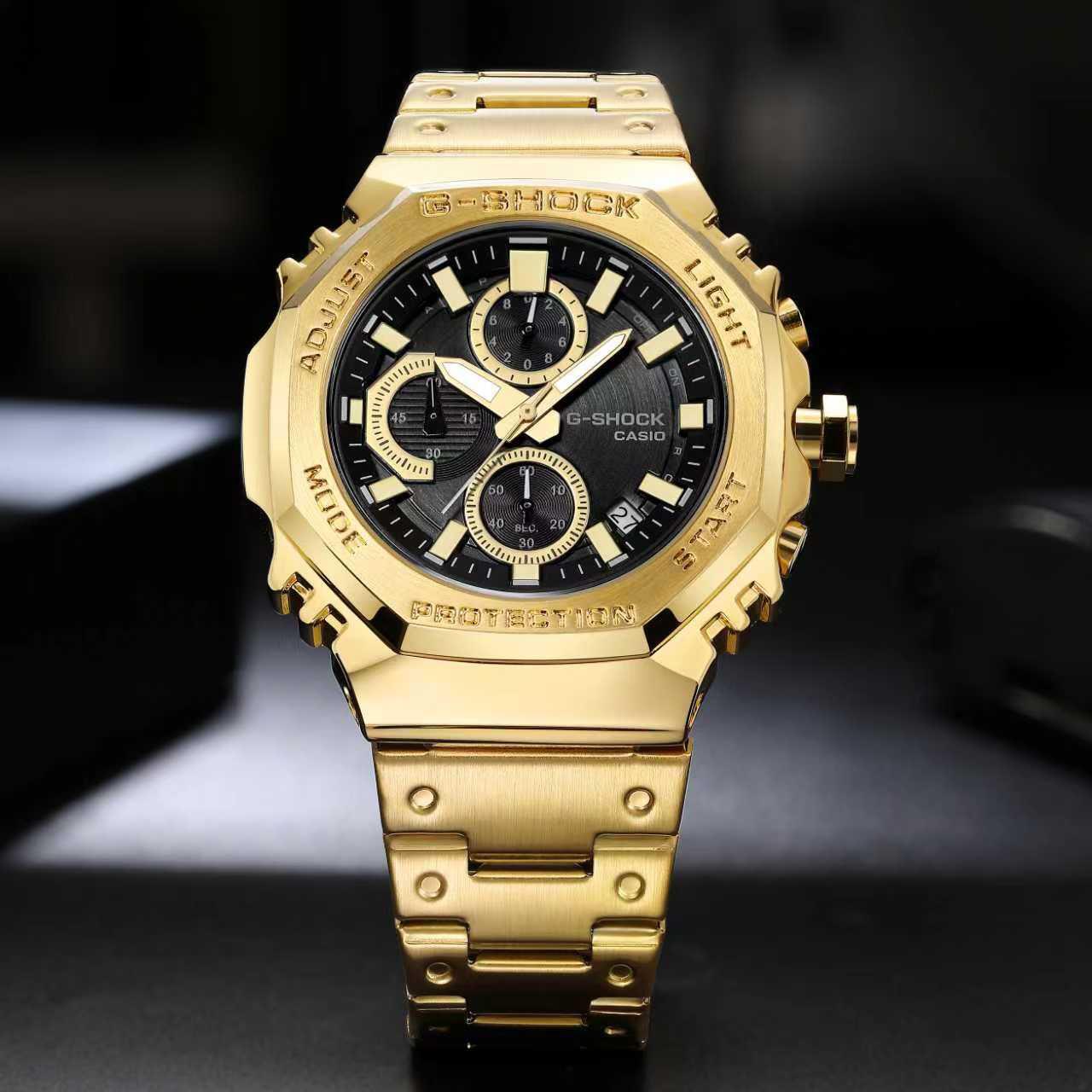 Casio G-Shock Premium Metal Chronograph Collection – Gold, Silver, Rose Gold & Black Edition