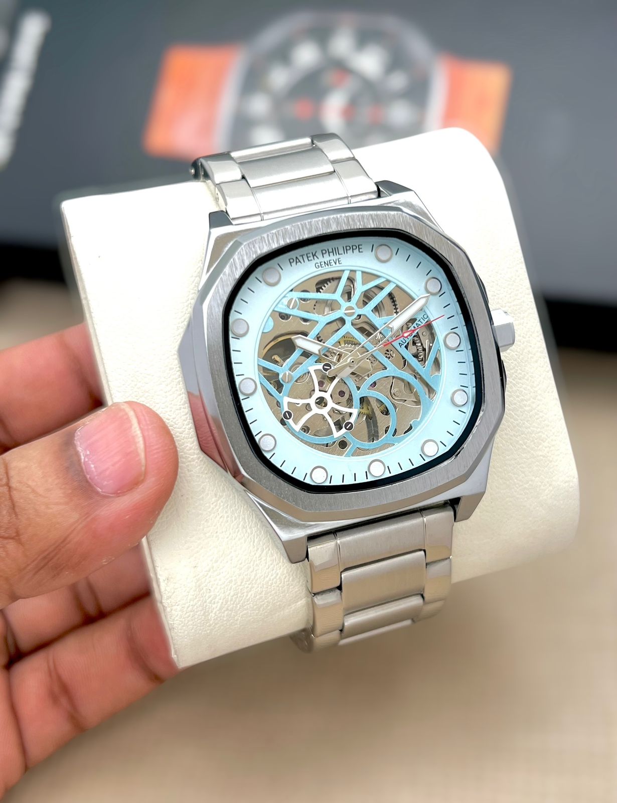 Patek Philippe Nautilus Skeleton Ice Blue Dial Steel
