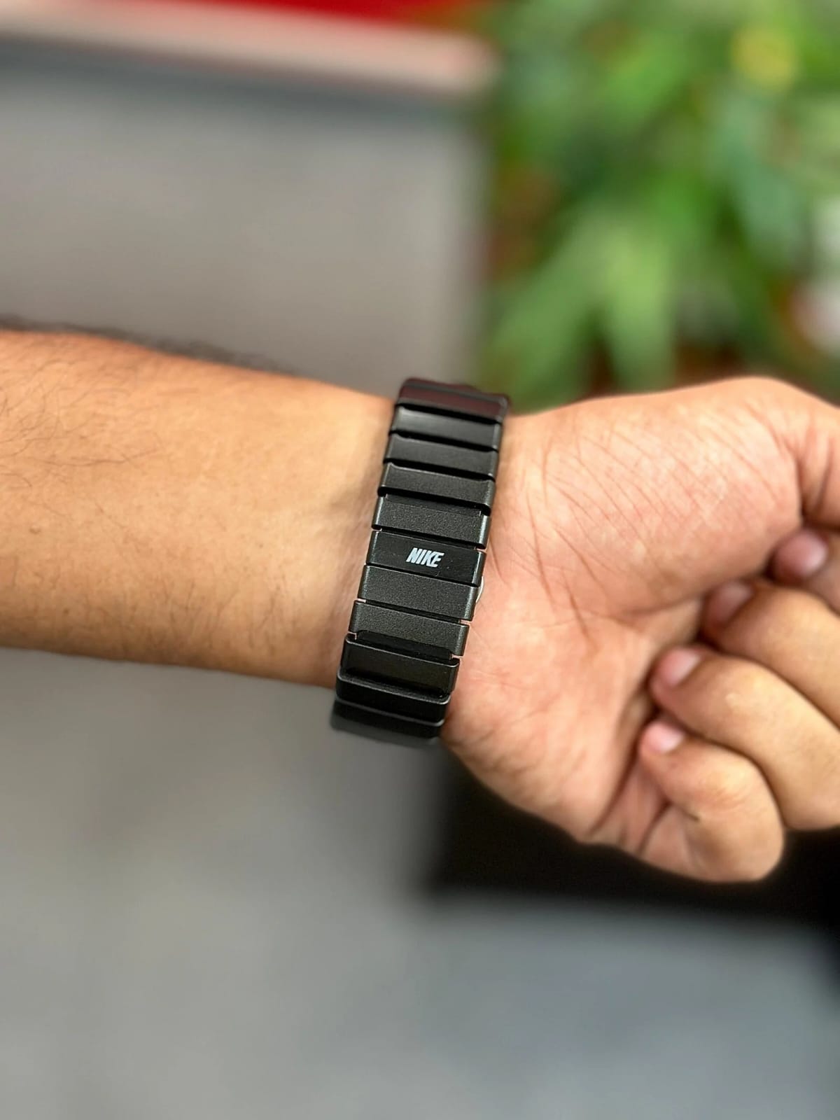 NovaTime Ultra Minimal Black Strap – Modern Square Dial Edition